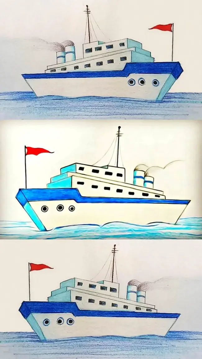 Boat Drawing Ideas with Video Tutorials