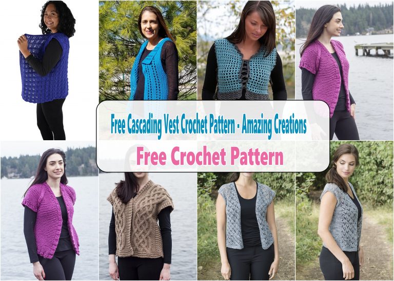 Free Cascading Vest Crochet Pattern - Amazing Creations