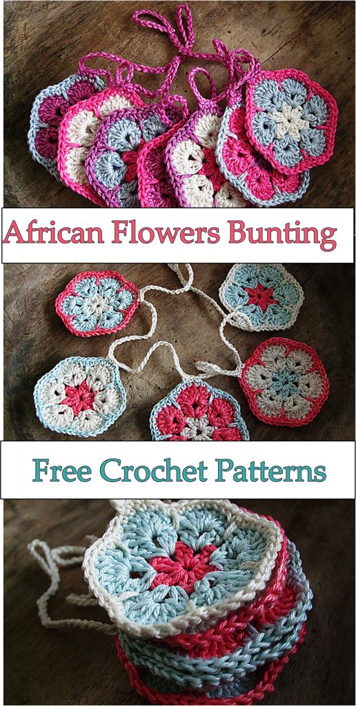 African Flowers Bunting