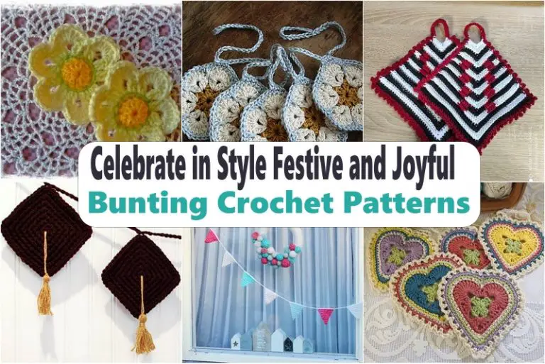 Celebrate in Style Festive and Joyful Crochet Bunting Patterns