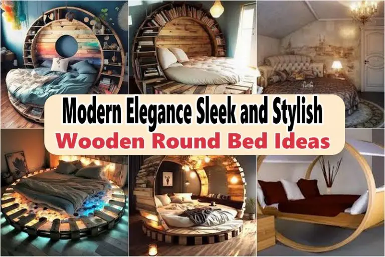 Modern Elegance Sleek and Stylish Wooden Round Bed Ideas