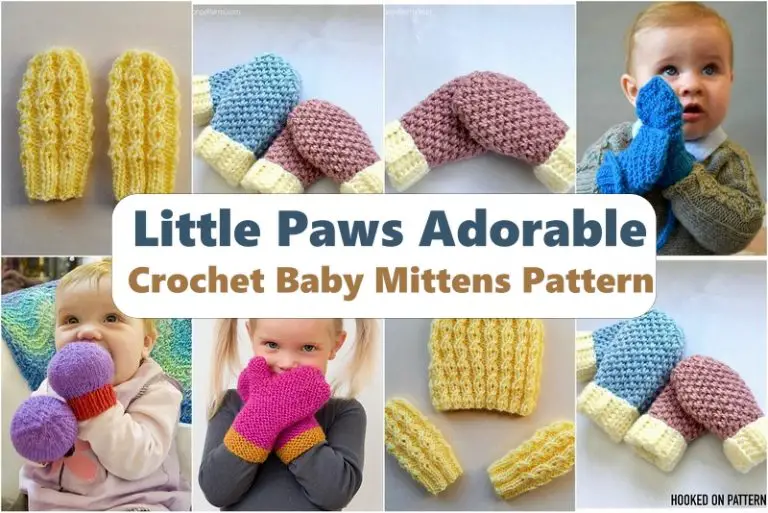Little Paws Adorable Crochet Baby Mittens Patterns