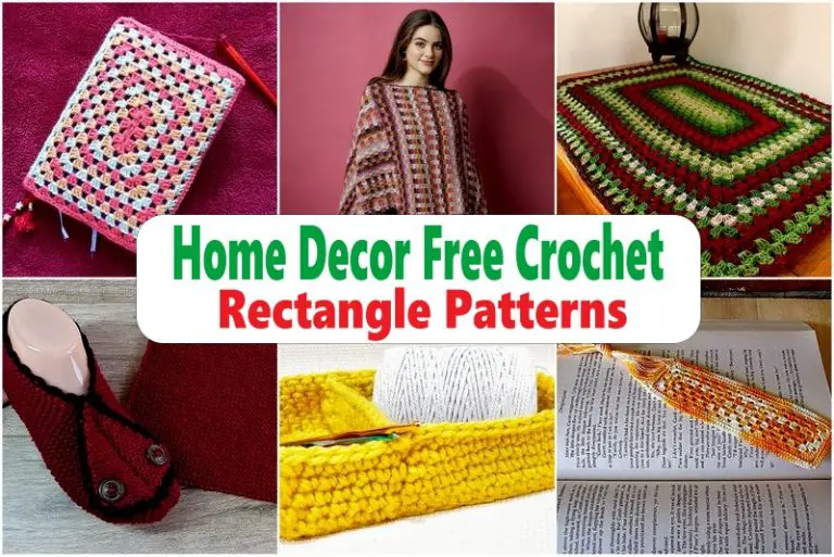 Home Decor Free Crochet Rectangle Patterns