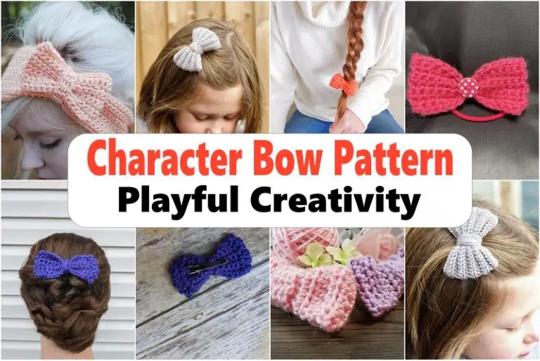 Character Bow Pattern Playful Creativity