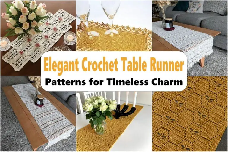 Elegant Crochet Table Runner Patterns for Timeless Charm