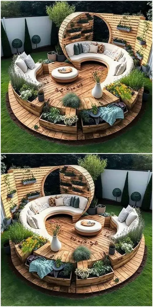 Upgrade your patio with stylish wooden garden seating arrangements