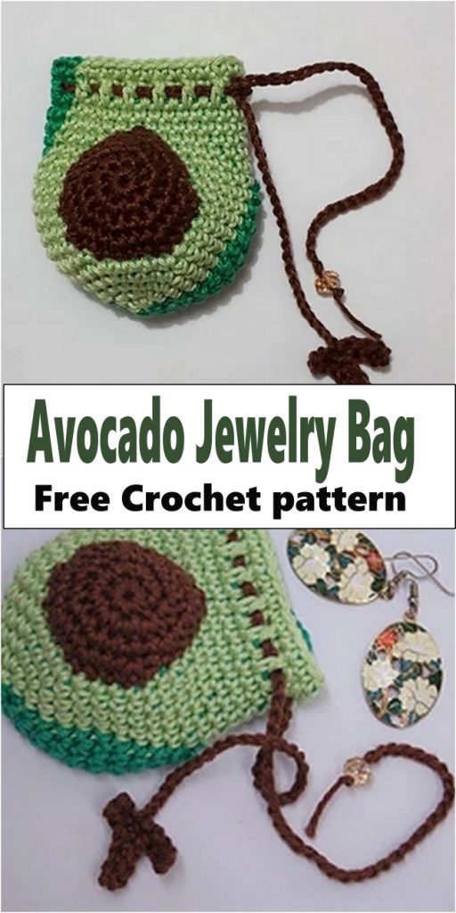 Avocado Jewelry Bag