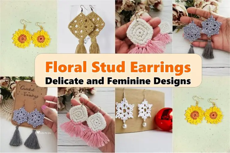 Floral Stud Earrings: Delicate and Feminine Designs