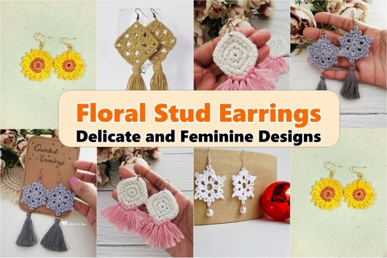 Floral Stud Earrings: Delicate and Feminine Designs