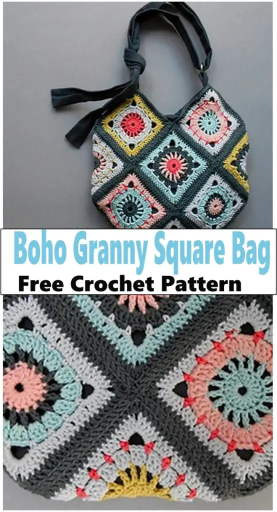 Boho Granny Square Bag