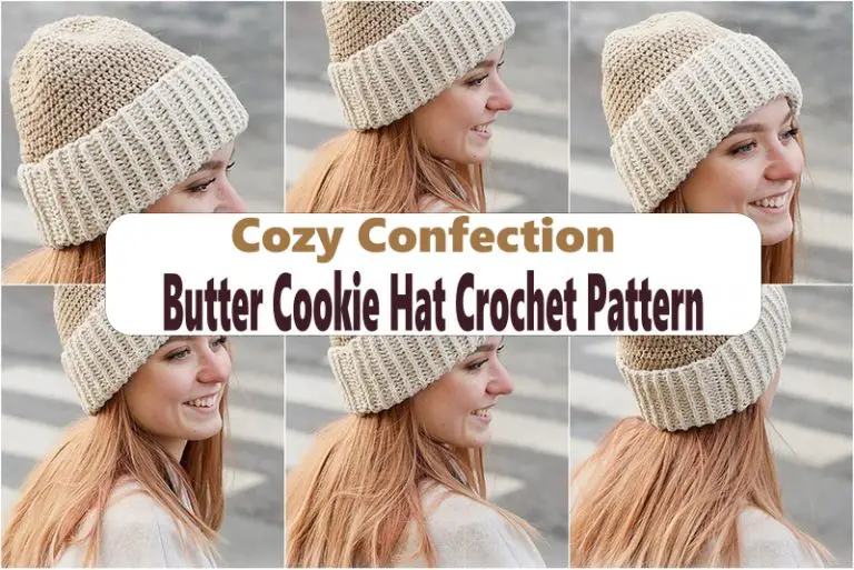 Cozy Confection Butter Cookie Hat Crochet Patterns