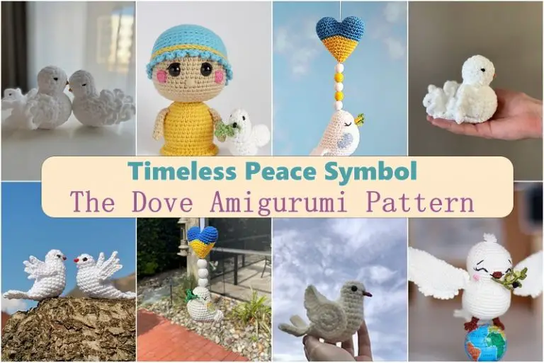 Timeless Peace Symbol The Dove Amigurumi Pattern