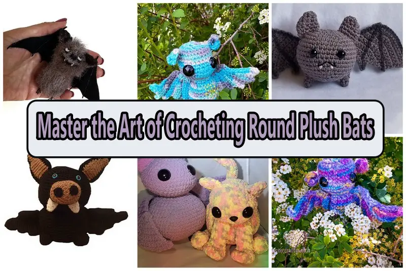 Master the Art of Crocheting Round Plush Bats