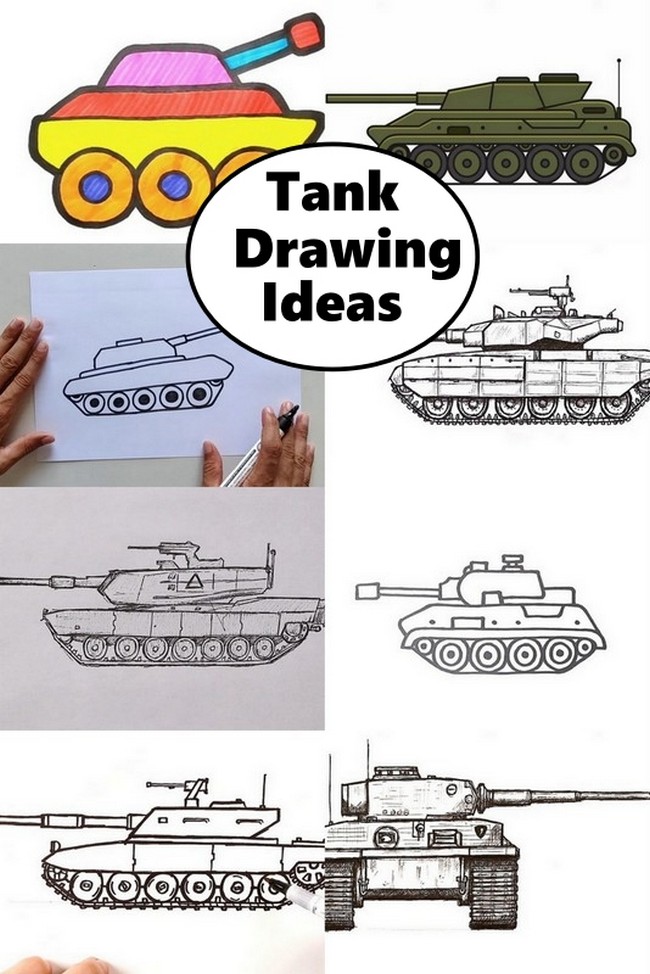Tank Drawing Ideas