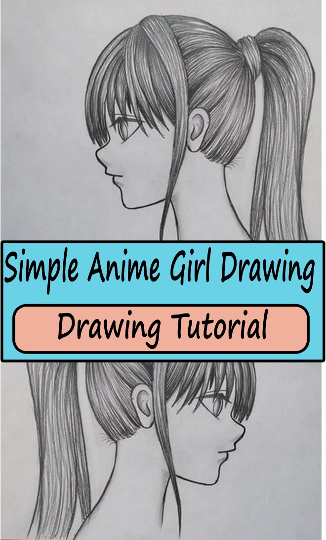 Simple Anime Girl Drawing