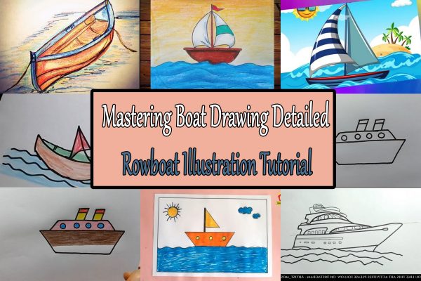 Mastering Boat Drawing Detailed Rowboat Illustration Tutorial