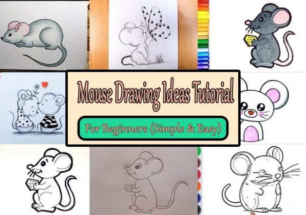 Mouse Drawing Ideas Tutorial For Beginners (Simple & Easy)