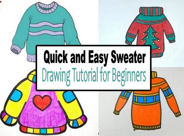 Quick and Easy Sweater Drawing Tutorial for Beginners