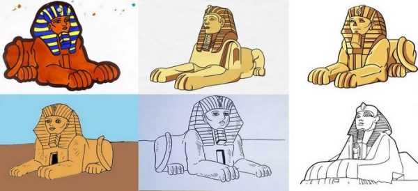 Sphinx Statue Drawing Inspiration Grand Architectural Marvels