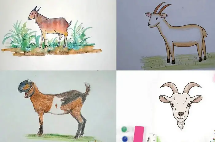 Graceful Goat Drawing Ideas Capturing Nature's Beauty