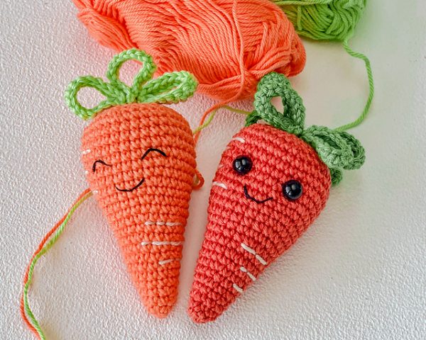 Festive Carrot Crochet Craft