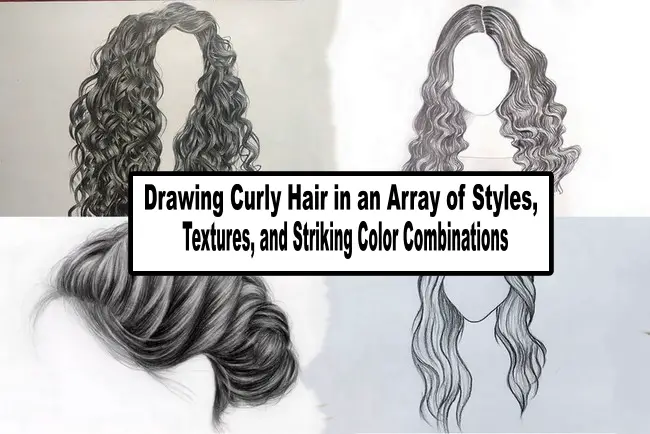 Drawing Curly Hair in an Array of Styles, Textures, and Striking Color Combinations