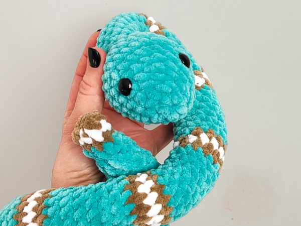 Navigating Parenthood Baby Snake Amigurumi
