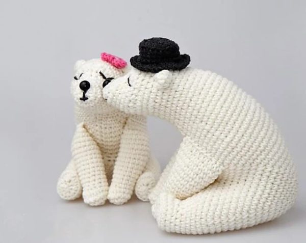 Crochet Wedding Bears Amigurumi