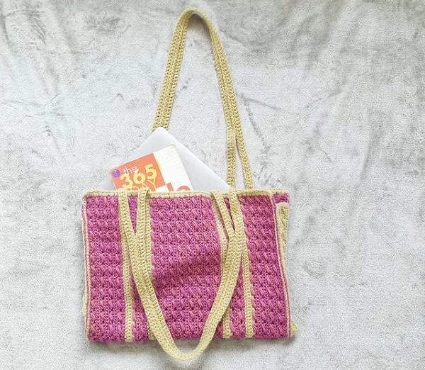 Free Crochet River Market Bag Stylish Functional Design