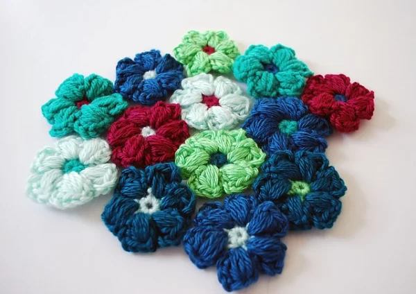 Free Crochet Puff Stitch Tutoria Beautiful Puff Flowers