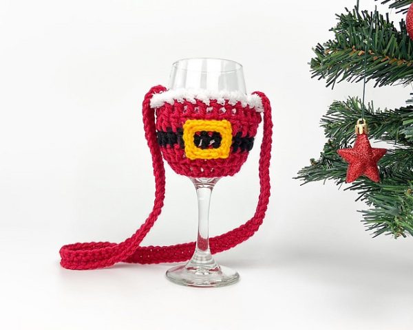 Amigurumi Wine beautifull Glass Lanyards Functional