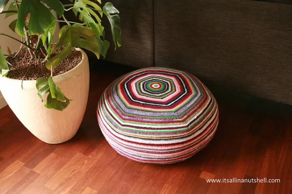 Free Crochet Poof Ottoman Pattern Stylish