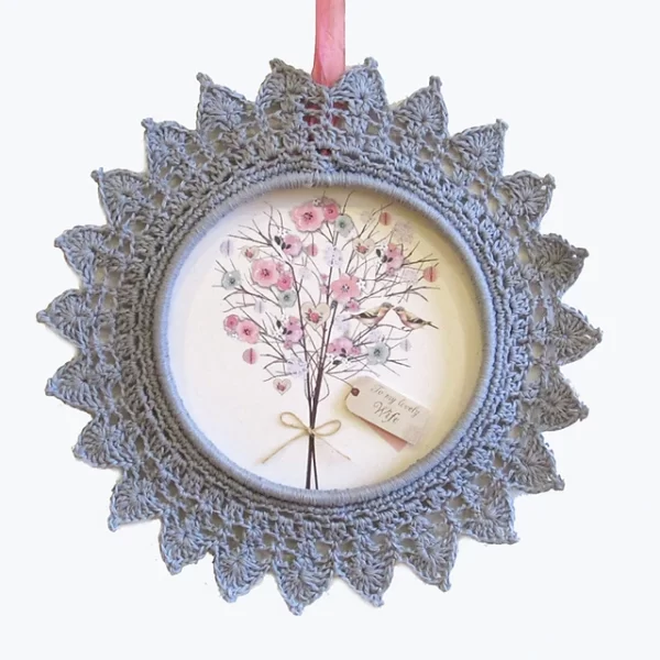 Free Crochet Picture Frame Pattern Easy Project