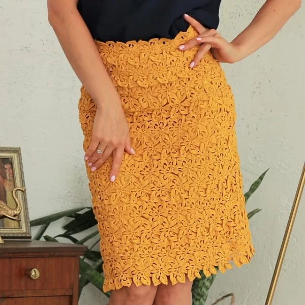 Free Crochet Skirt Pattern Easy Elegant Lover