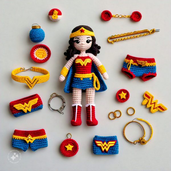 Easy-to-Follow Tiny Wonder Woman Crochet Guides