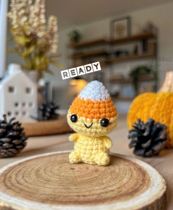 Crochet Candy Corn Man