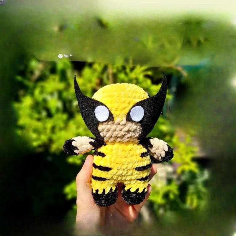 Free Crochet Wolverine Doll Amigurumi Pattern