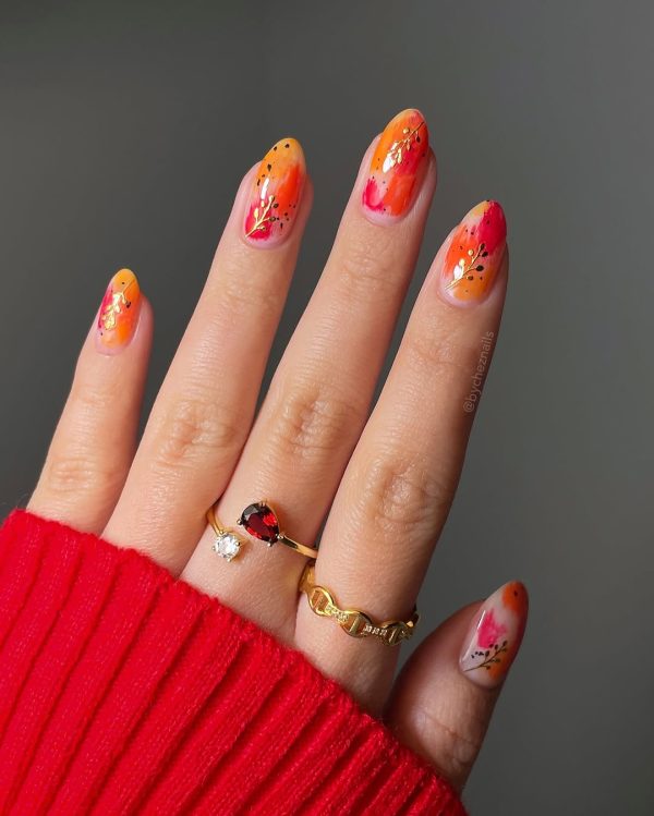 Easy To Make Thanksgiving Nail Designs for The Holidays