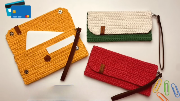 Creative Crochet Card Wallet And Coin Purses Make For You