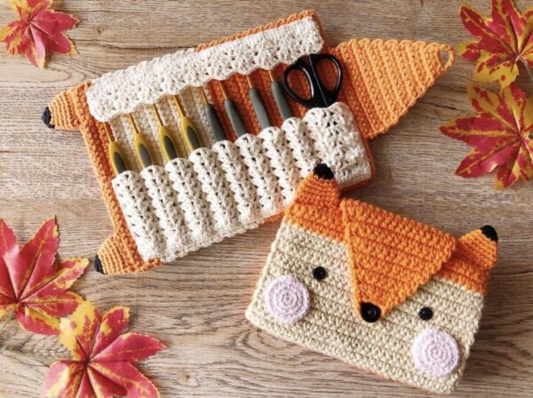 Charming Crochet Fox Hook Case Patterns