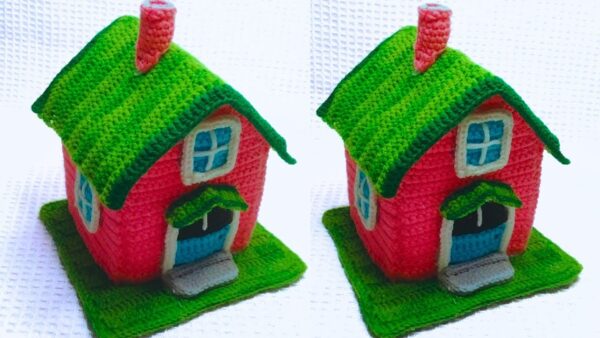 Decoration Inspiration Crochet House Pattern & Tutorial