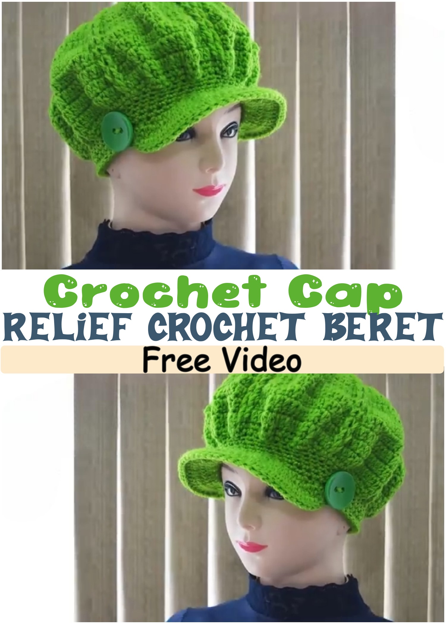 Crochet Cap Relief Crochet Beret