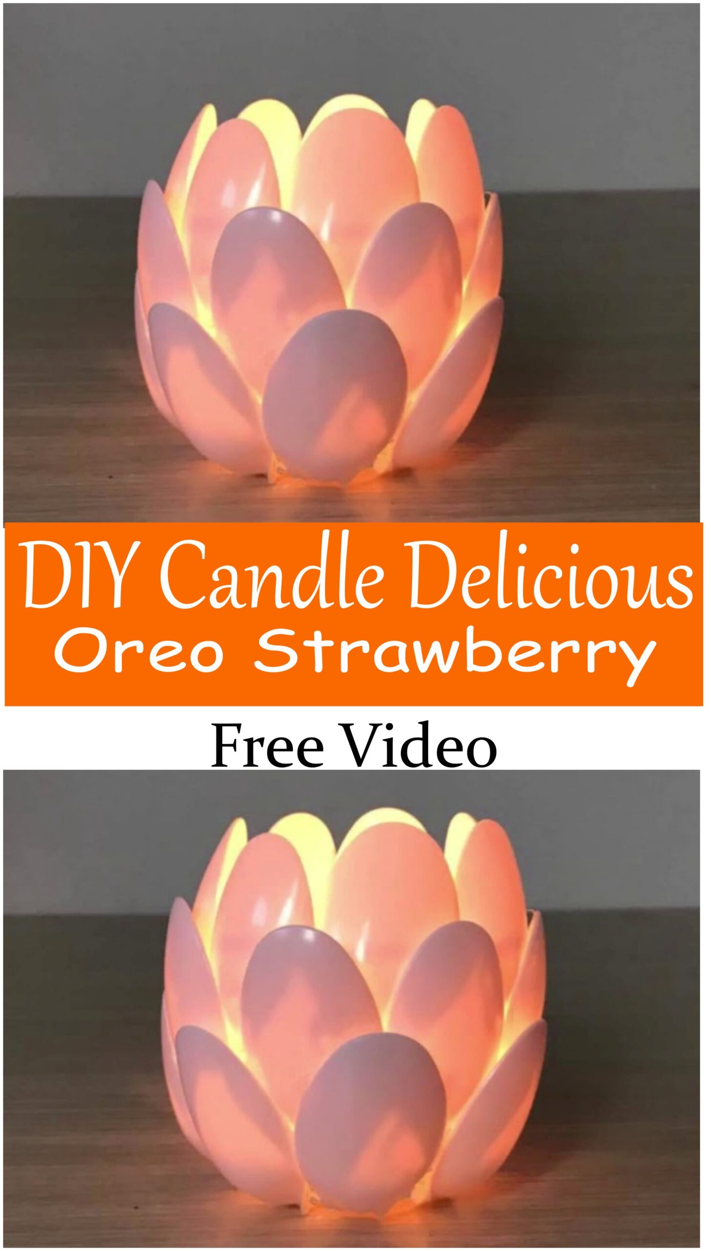 DIY Candle Delicious Oreo Strawberry