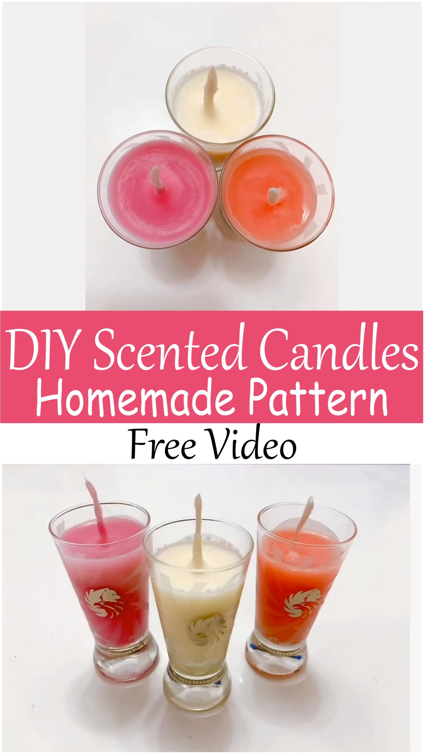 DIY Scented Candles Homemade Pattern