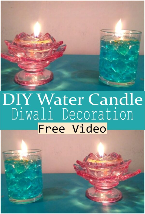 DIY Water Candle Diwali Decoration