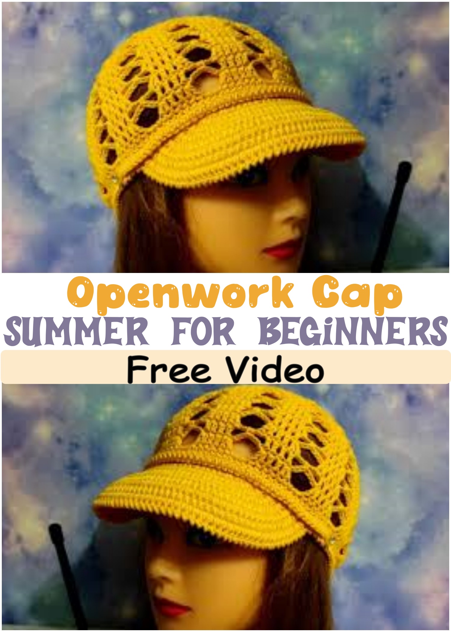 Openwork Cap Summer For Beginners