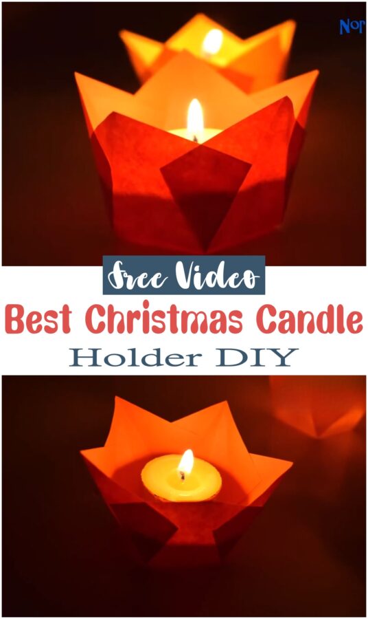 Best Christmas Candle Holder DIY
