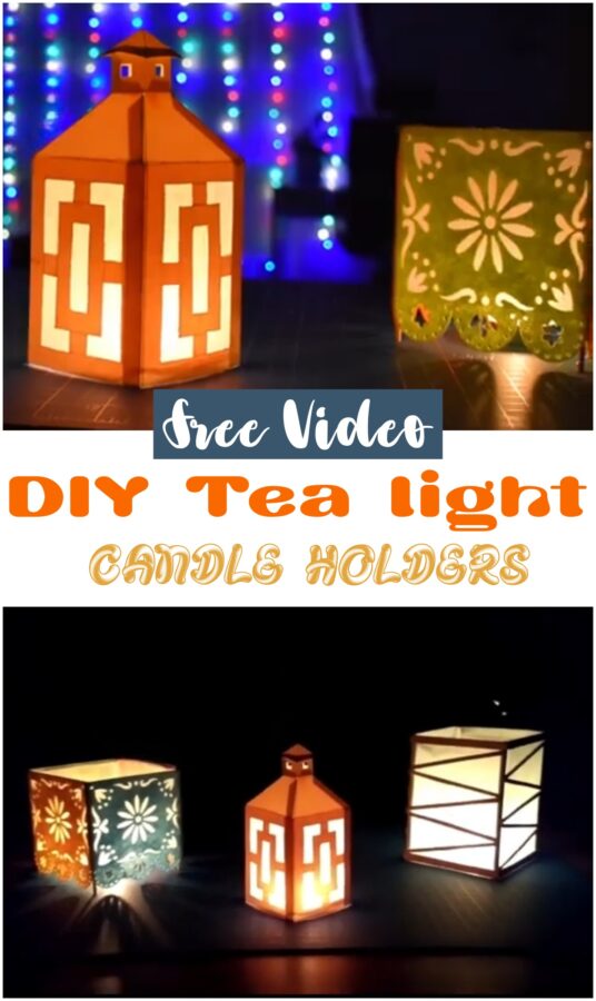 DIY Tea light Candle Holders
