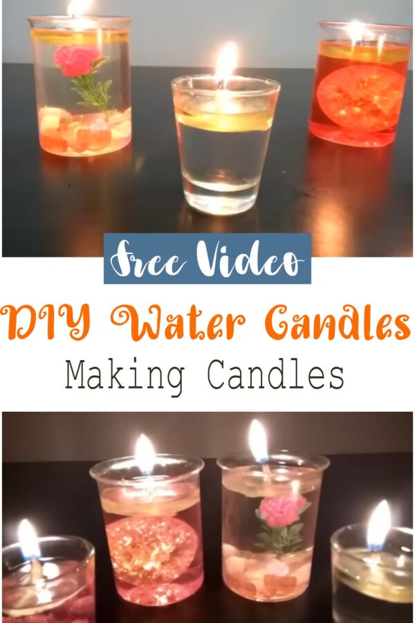 DIY Water Candles Making Candles