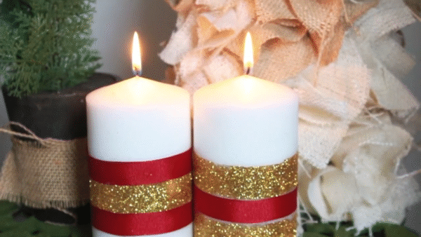 DIY Glitter Candle Crafting Sparkle Magic At Home